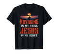 Kayaking Jesus My Heart Faith T-Shirt - Casual Everyday Wear for Adults - T-Shirt, Sweatshirt, Hoodie