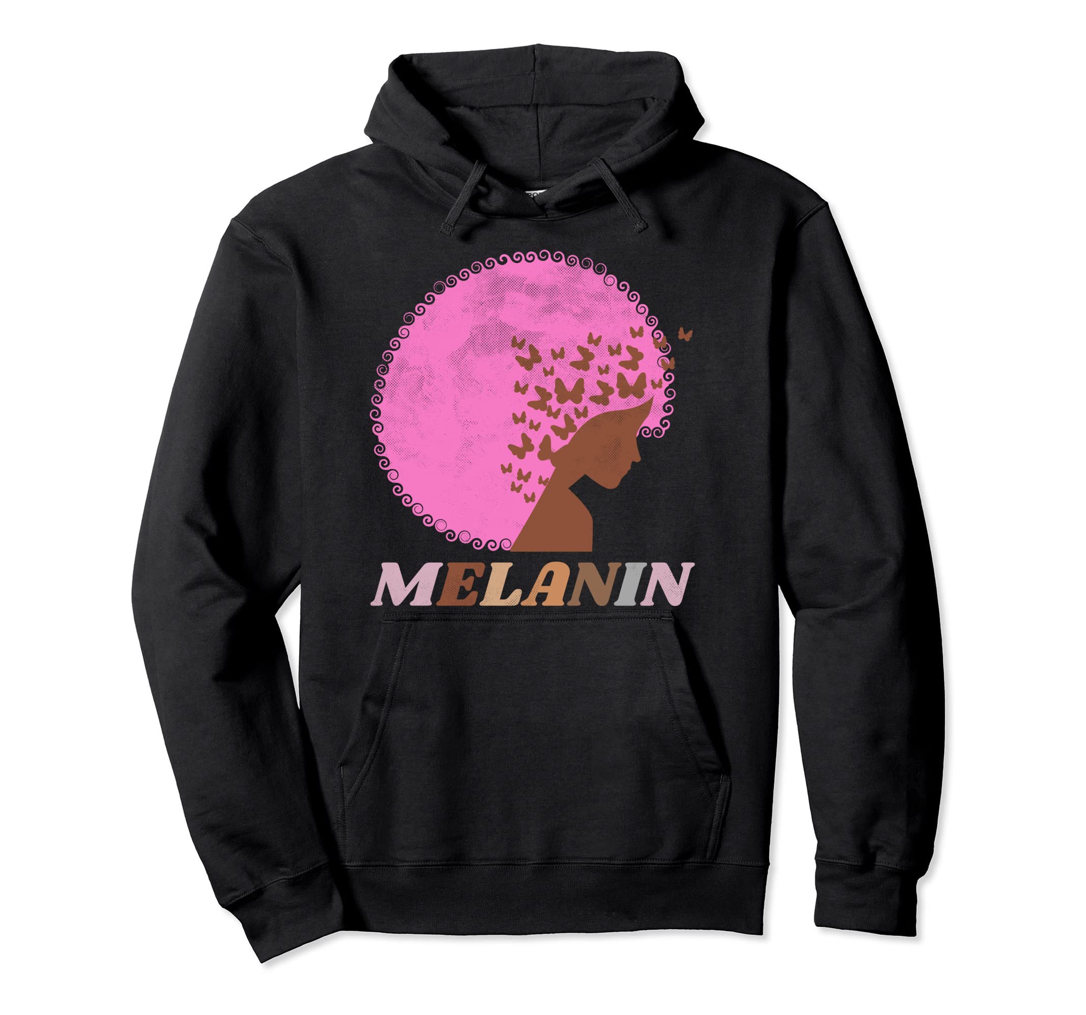 Melanin Magic Black History Month African Hoodie - Custom Art Print Unisex - T-Shirt, Sweatshirt, Hoodie