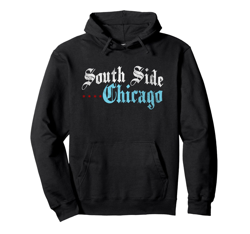 Southside Chicago Il Distressed Hoodie - Unique Graphic Unisex - T-Shirt, Sweatshirt, Hoodie
