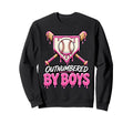 Baseball Mom Funny Outnumbered Drip Sweatshirt - Graphic Print for Adults - T-Shirt, Sweatshirt, Hoodie