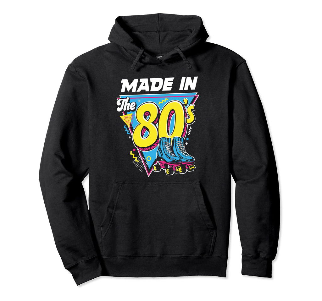 Made 80S Roller Skater Skate Shoes Hoodie - Minimalist Print Unisex - T-Shirt, Sweatshirt, Hoodie