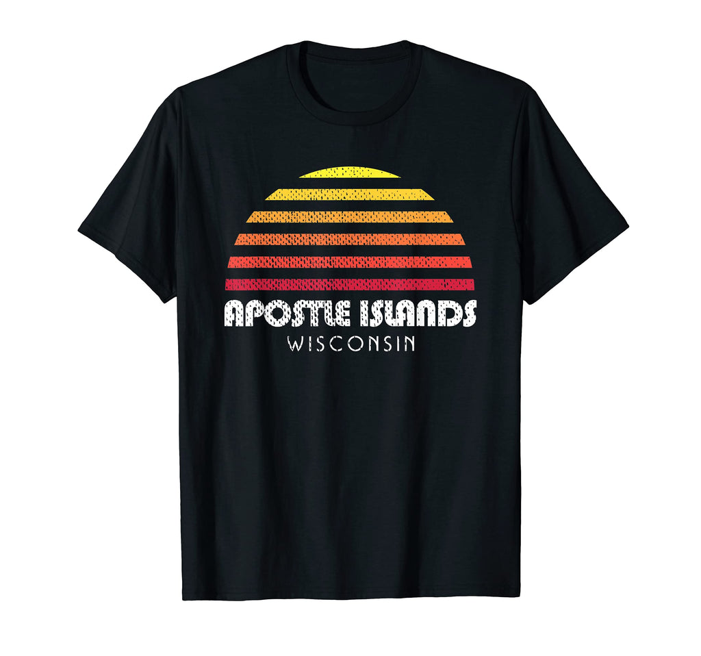 Apostle Islands Wisconsin Sunset T-Shirt - Fun Novelty Design Unisex - T-Shirt, Sweatshirt, Hoodie