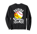 Raising Ballers Proud Baseball Sweatshirt - Fun Novelty Design for Adults - T-Shirt, Sweatshirt, Hoodie