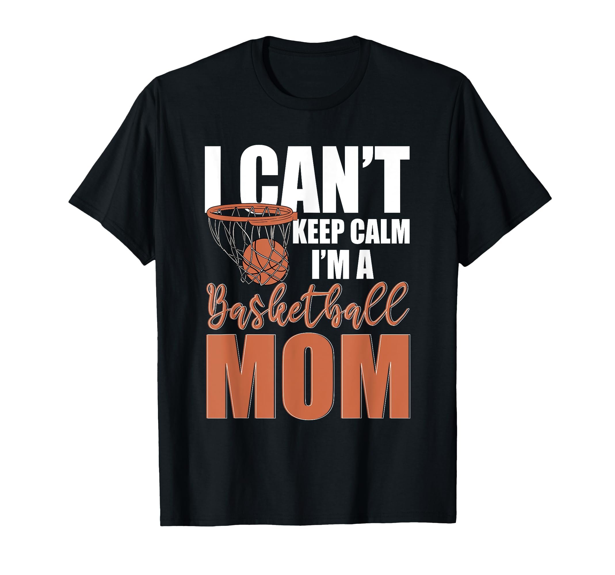 Game Day Basketball Mom T-Shirt - Custom Art Print for Adults - T-Shirt, Sweatshirt, Hoodie