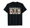 Proud Baseball Dad Game Day Sports T-Shirt - Fun Novelty Design for Adults - T-Shirt, Sweatshirt, Hoodie