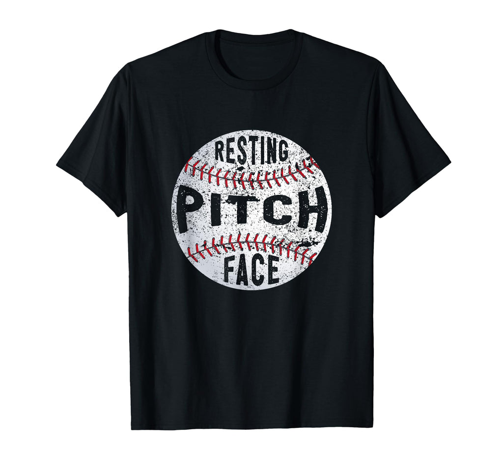 Baseball Resting Pitch Face T-Shirt - Novelty Apparel Unisex - T-Shirt, Sweatshirt, Hoodie