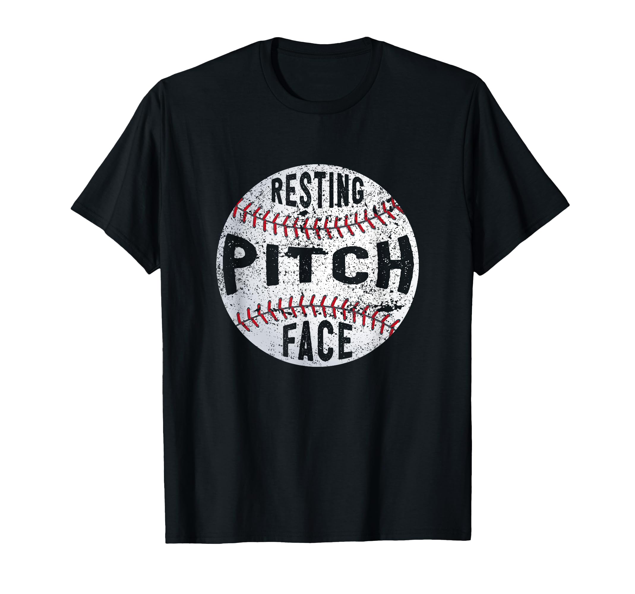 Baseball Resting Pitch Face T-Shirt - Novelty Apparel Unisex - T-Shirt, Sweatshirt, Hoodie
