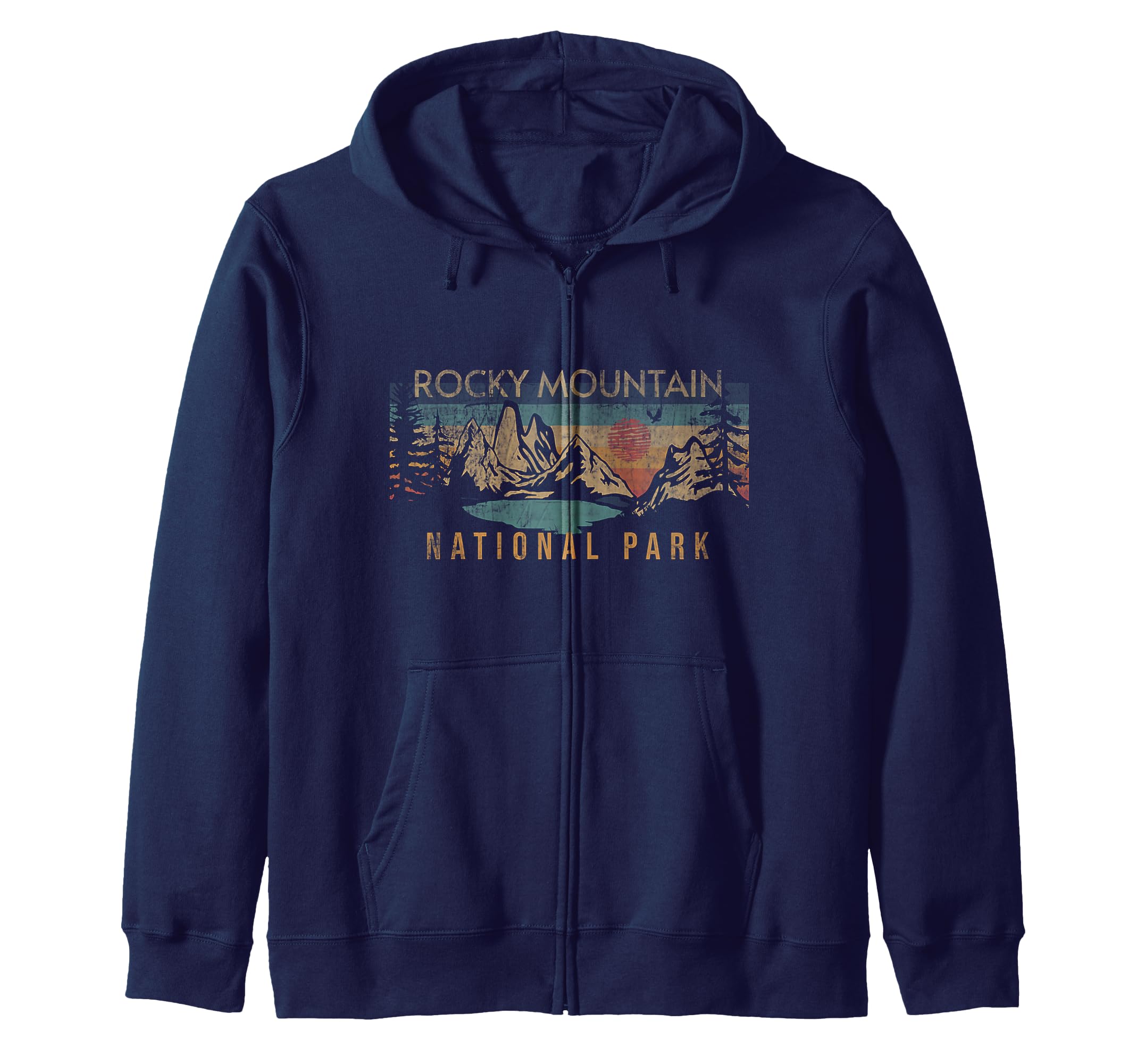 Rocky Mountain National Park Colorado Hoodie - Aesthetic Graphic Unisex - T-Shirt, Sweatshirt, Hoodie