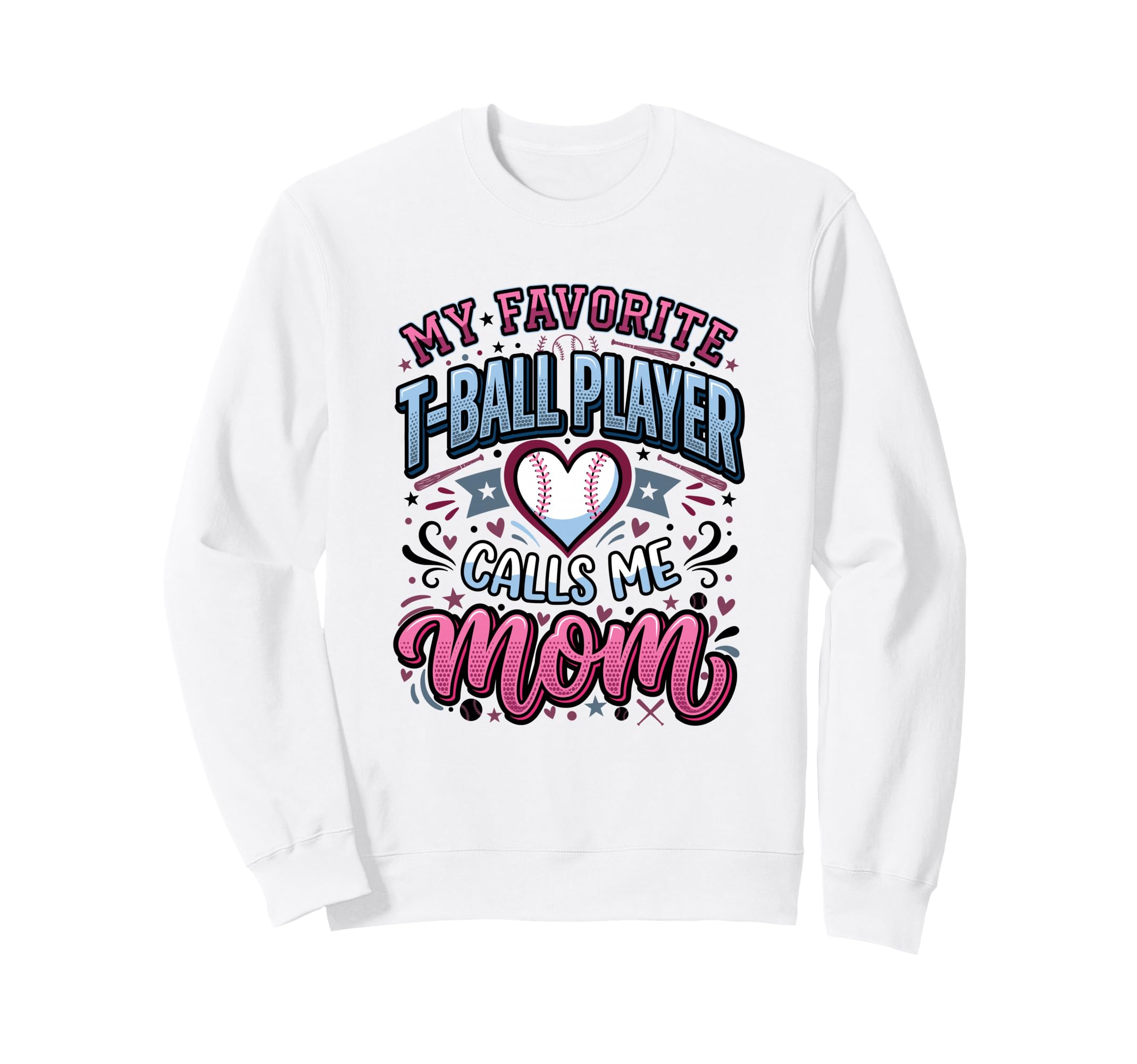 Favorite T Ball Player Calls Me Sweatshirt - Minimalist Print Men Women - T-Shirt, Sweatshirt, Hoodie