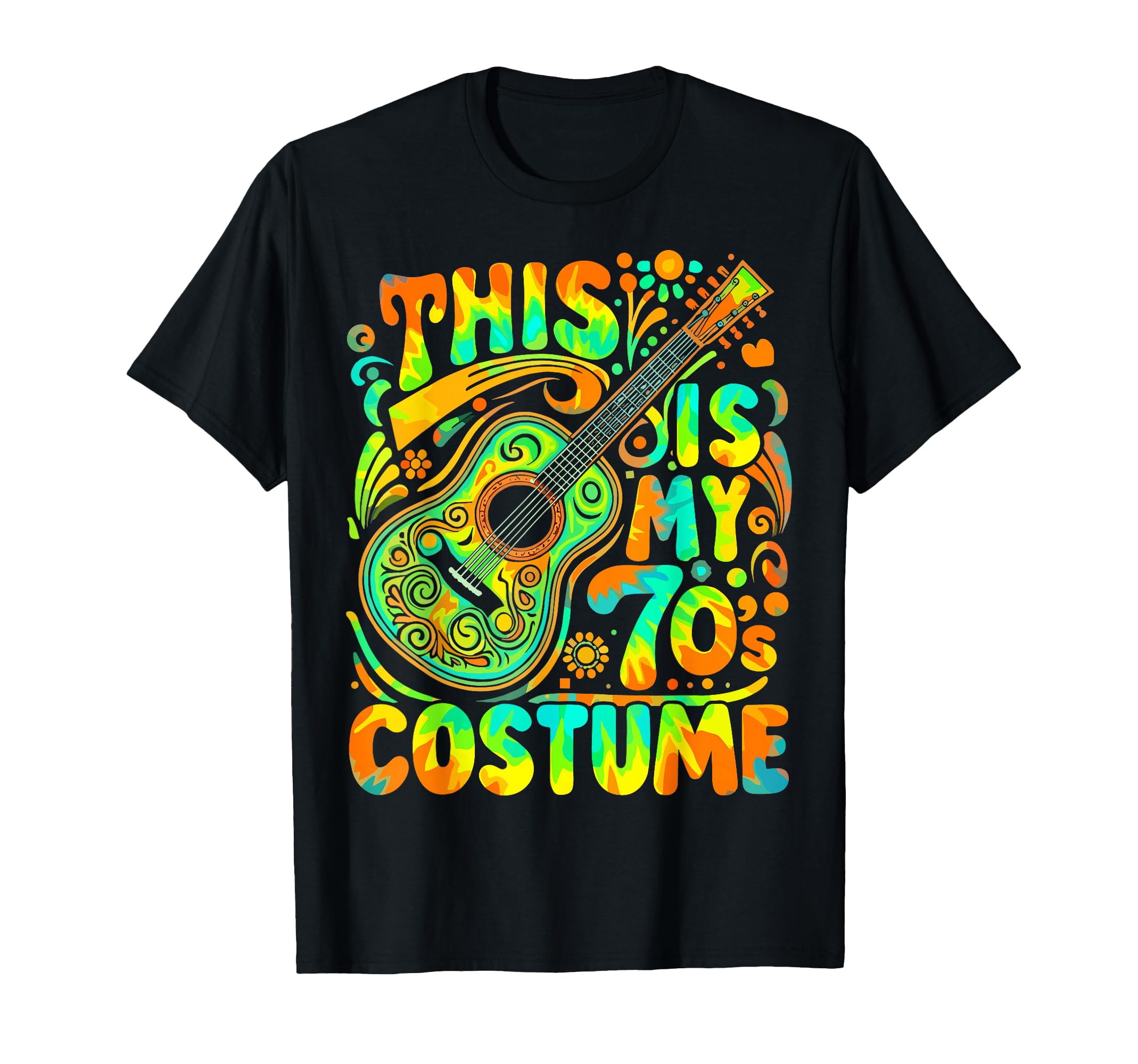 This Is My 70S Costume Groovy Hippie T-Shirt - Novelty Apparel for Adults - T-Shirt, Sweatshirt, Hoodie