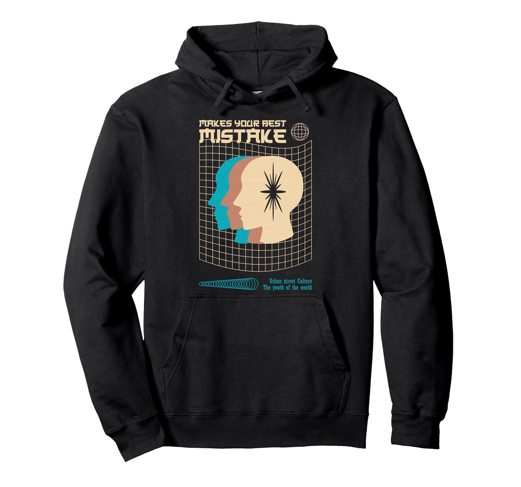 Makes Your Best Mistake Aesthetic Edgy Hoodie - Minimalist Print Unisex - T-Shirt, Sweatshirt, Hoodie