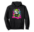 Kawaii Panda Dj Japanese Edm Y2K Hoodie - Minimalist Print for Adults - T-Shirt, Sweatshirt, Hoodie