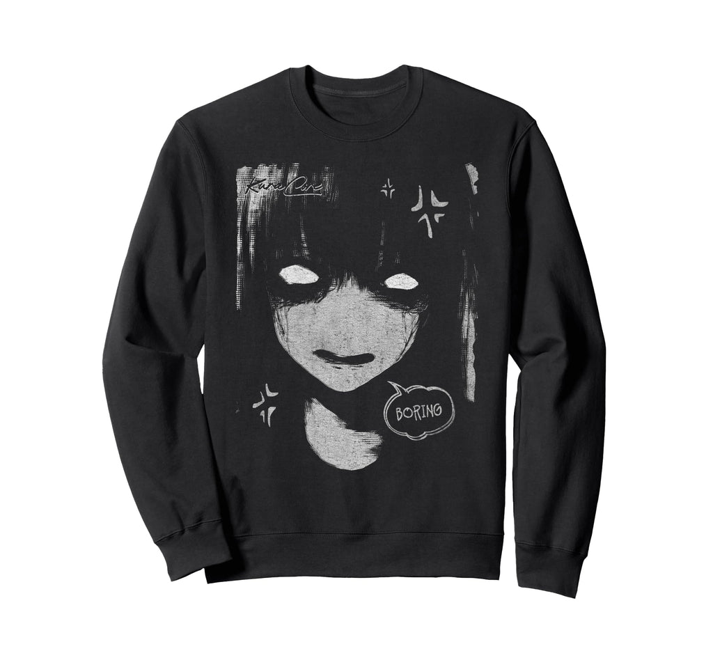 Japanese Streetwear Cyberpunk Y2K Sweatshirt - Fun Novelty Design Unisex - T-Shirt, Sweatshirt, Hoodie