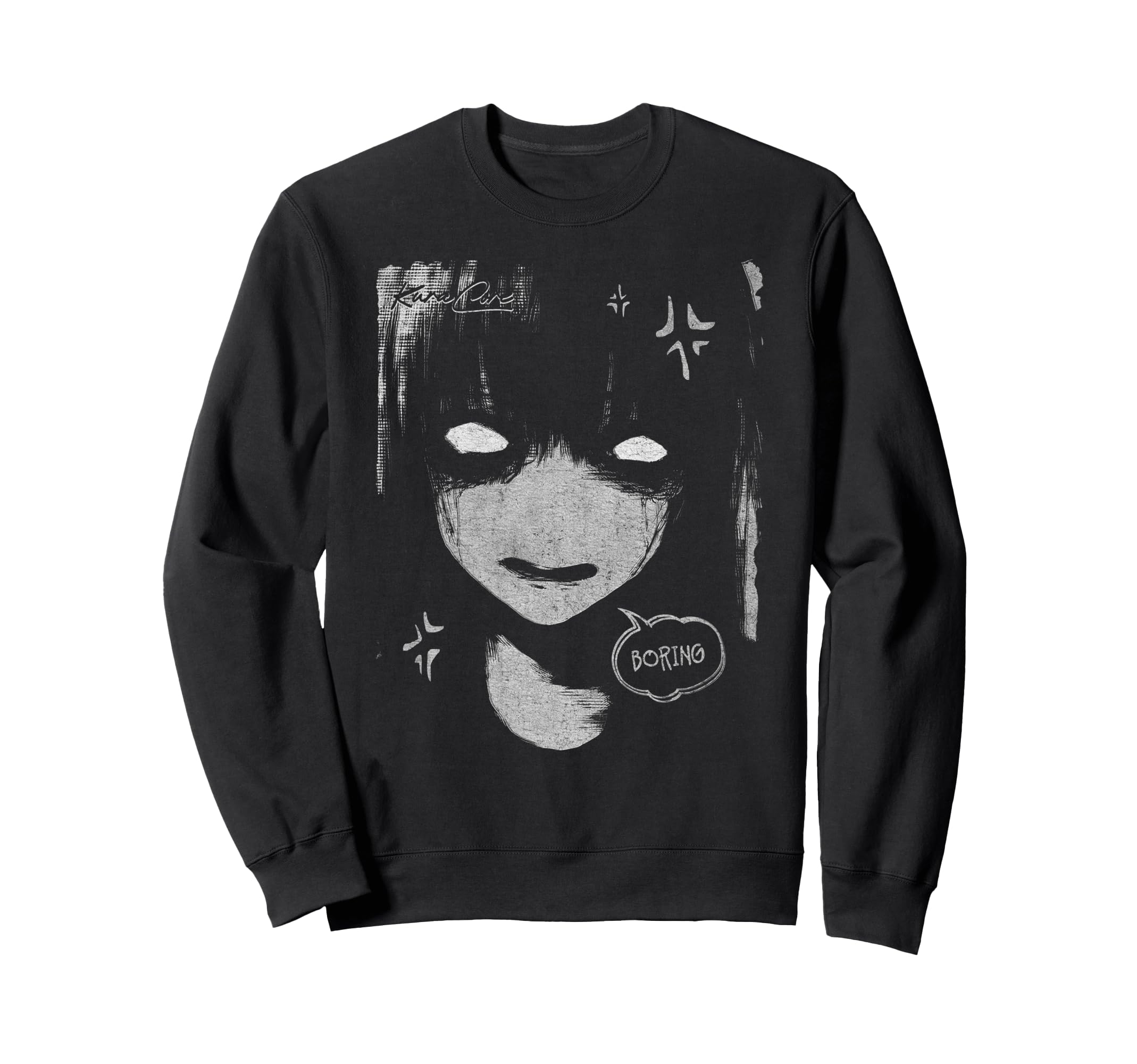 Japanese Streetwear Cyberpunk Y2K Sweatshirt - Fun Novelty Design Unisex - T-Shirt, Sweatshirt, Hoodie