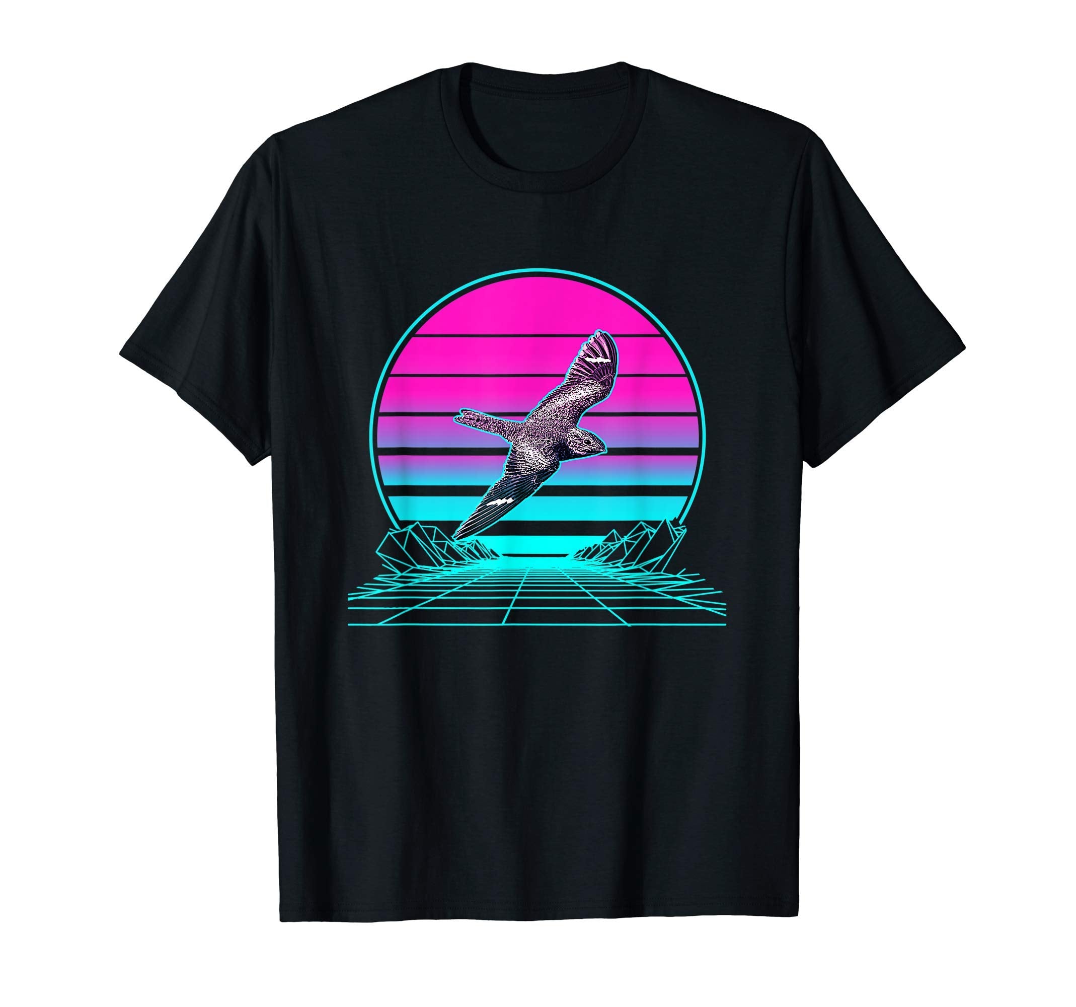 Sunset Nighthawk T-Shirt - Aesthetic Graphic Men Women - T-Shirt, Sweatshirt, Hoodie