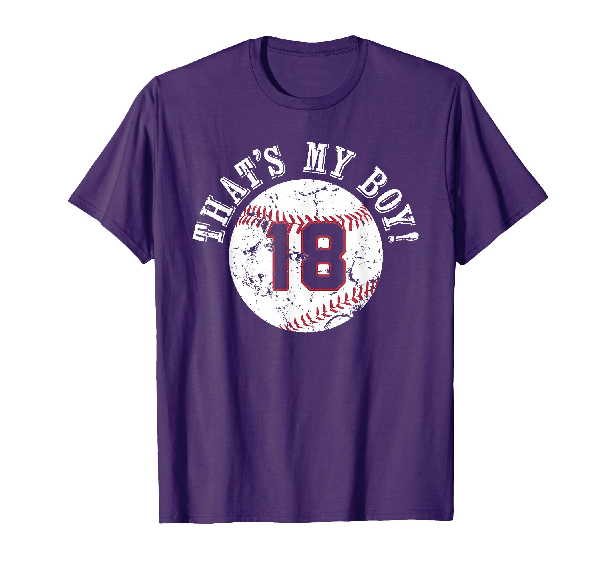 Unique Thats My 18 Baseball Player T-Shirt - Minimalist Print for Adults - T-Shirt, Sweatshirt, Hoodie