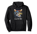 I Live Here Now Raccoon Baseball Fan Hoodie - Trendy Graphic Men Women - T-Shirt, Sweatshirt, Hoodie