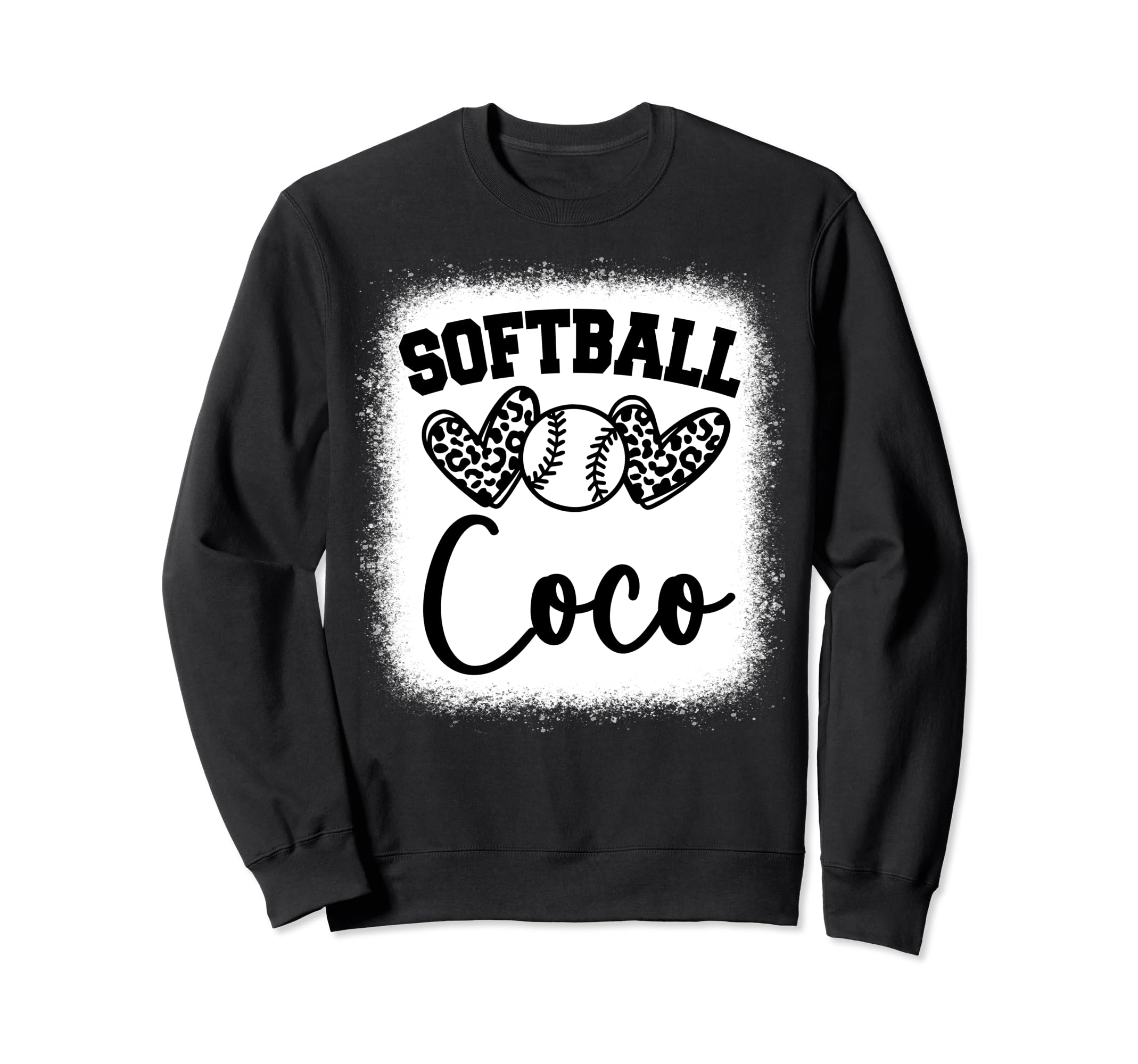 Personalized Baseball Heart Coco Sweatshirt - Minimalist Print for Adults - T-Shirt, Sweatshirt, Hoodie