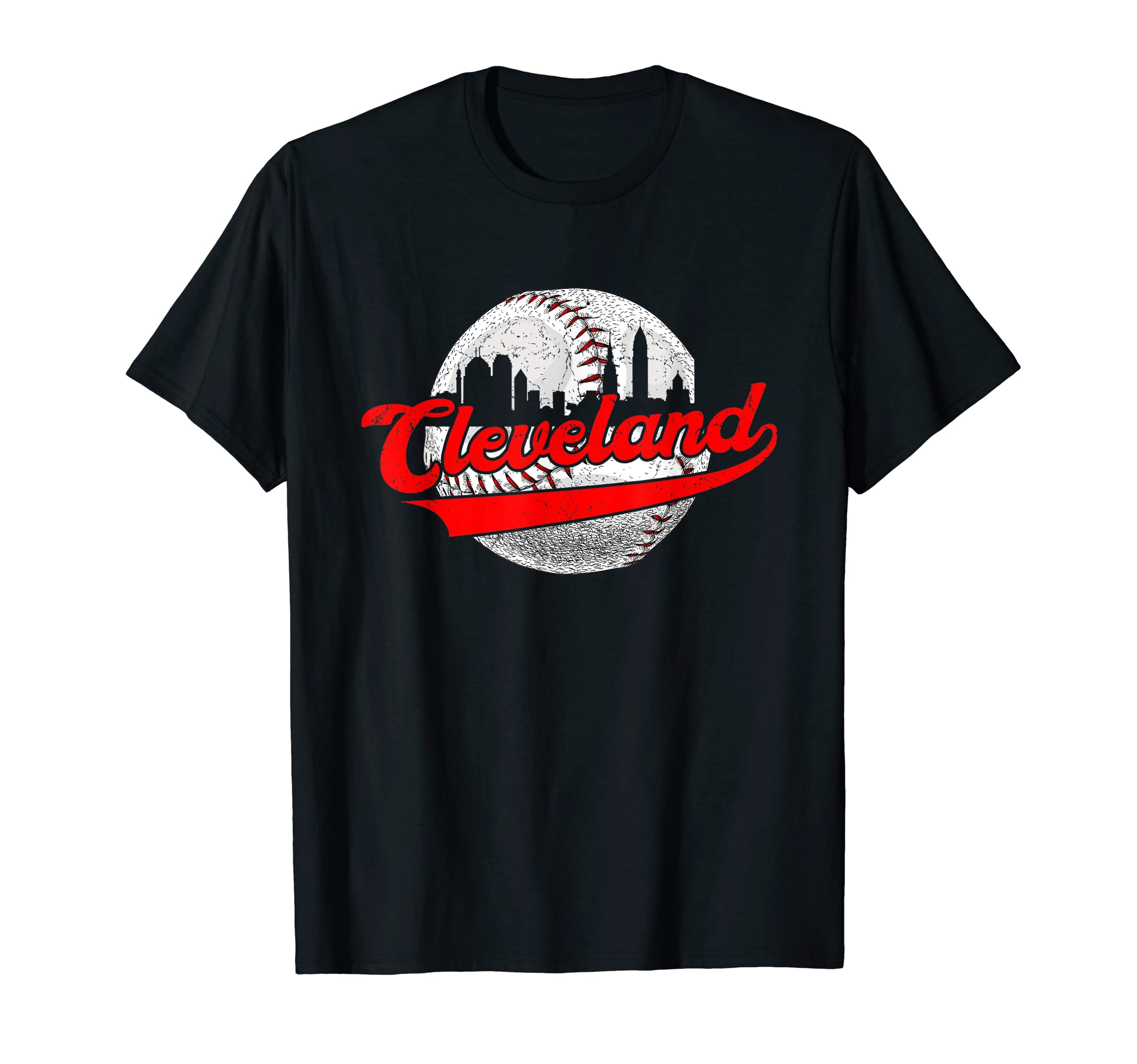Cleveland Baseball Lover Game Day Dad T-Shirt - Custom Art Print Men Women - T-Shirt, Sweatshirt, Hoodie