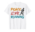 Running Runner Half Marathon Peace T-Shirt - Novelty Apparel for Adults - T-Shirt, Sweatshirt, Hoodie