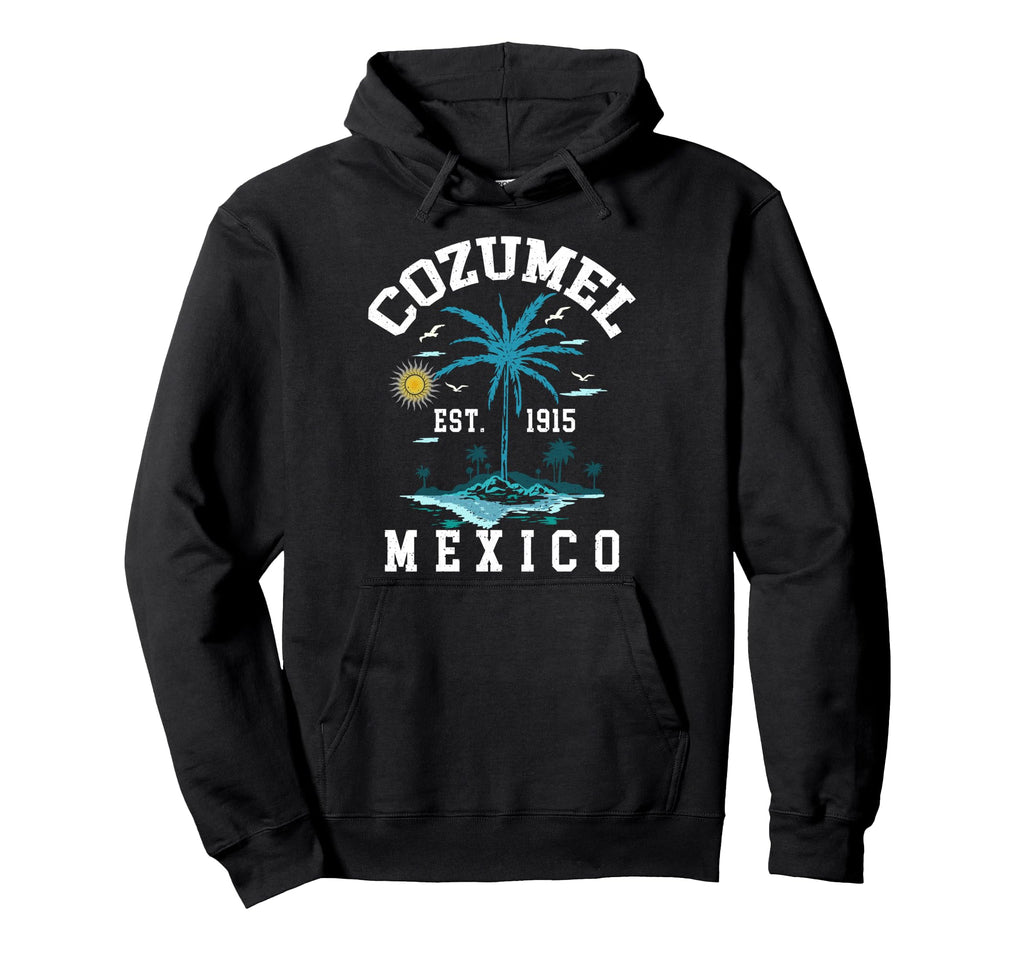 Cozumel Beach Mexico Sunset Hoodie - Aesthetic Graphic Men Women - T-Shirt, Sweatshirt, Hoodie