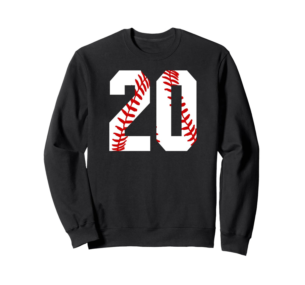 Baseball Mom 20 Jersey Baseball Sweatshirt - Trendy Graphic Unisex - T-Shirt, Sweatshirt, Hoodie