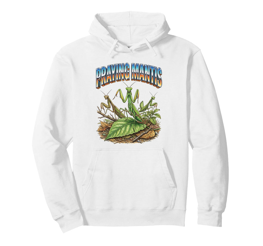 Praying Mantis 70S 90S Praying Mantis Hoodie - Unique Graphic for Adults - T-Shirt, Sweatshirt, Hoodie