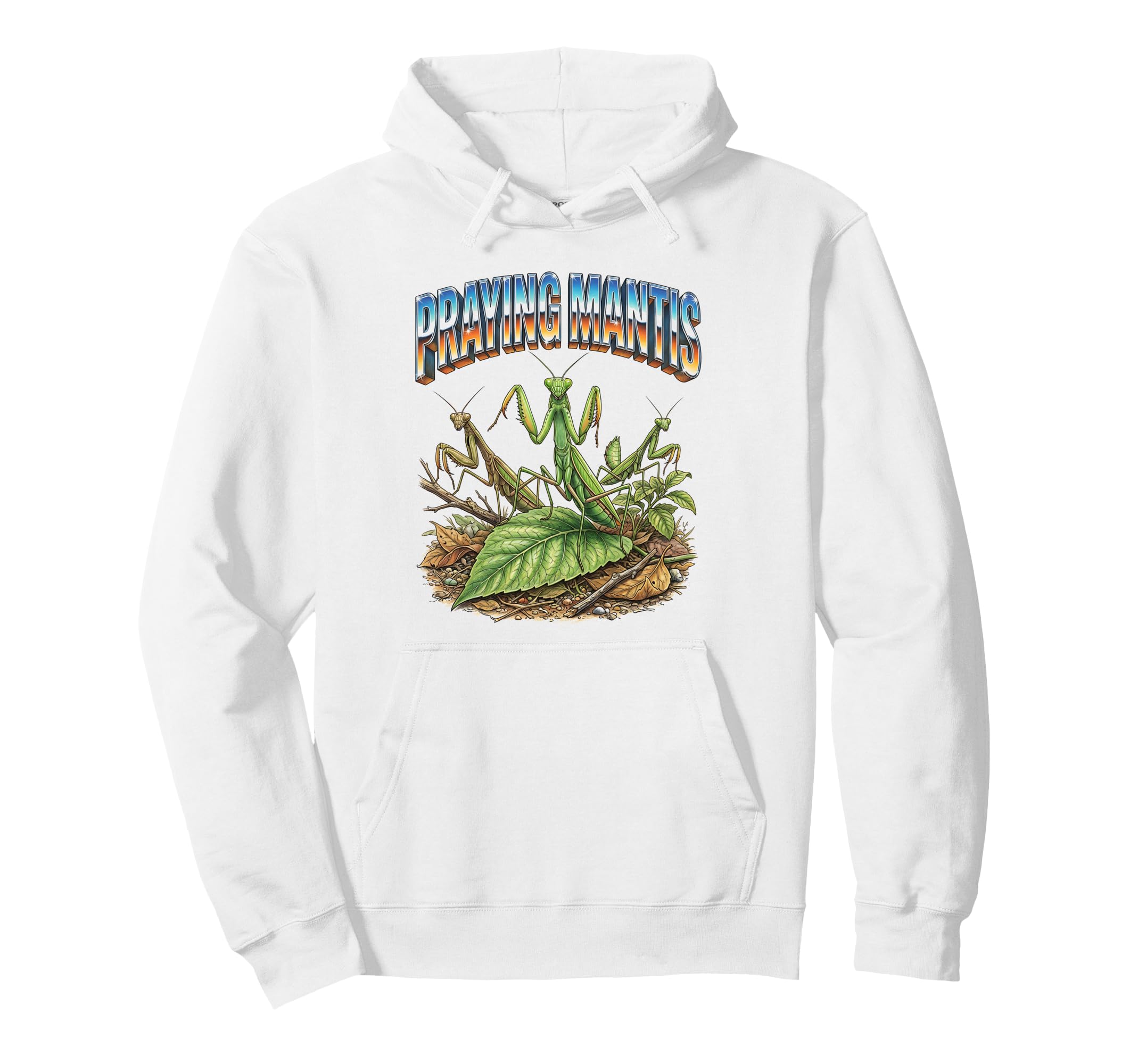 Praying Mantis 70S 90S Praying Mantis Hoodie - Unique Graphic for Adults - T-Shirt, Sweatshirt, Hoodie