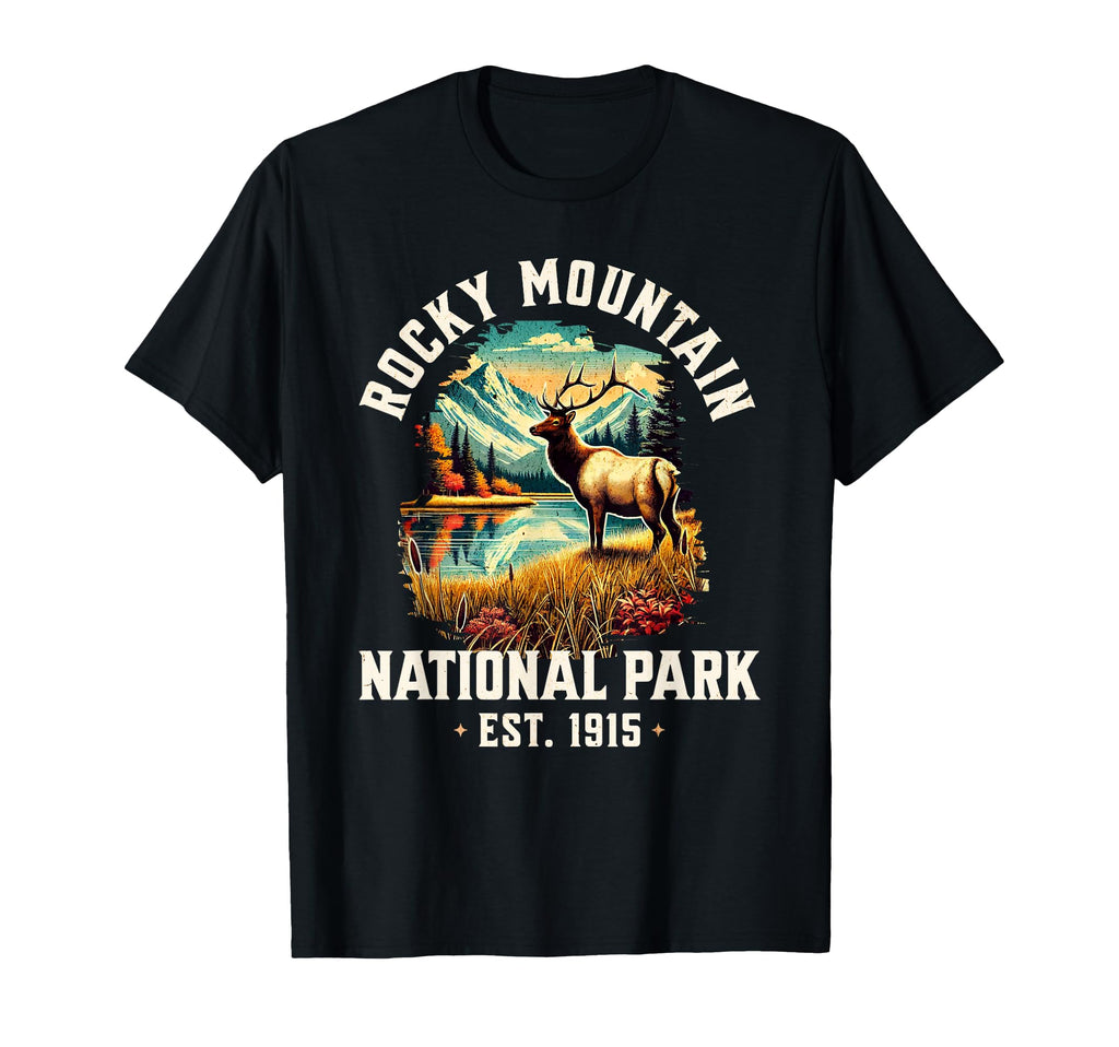 Rocky Mountains National Park Usa T-Shirt - Aesthetic Graphic for Adults - T-Shirt, Sweatshirt, Hoodie