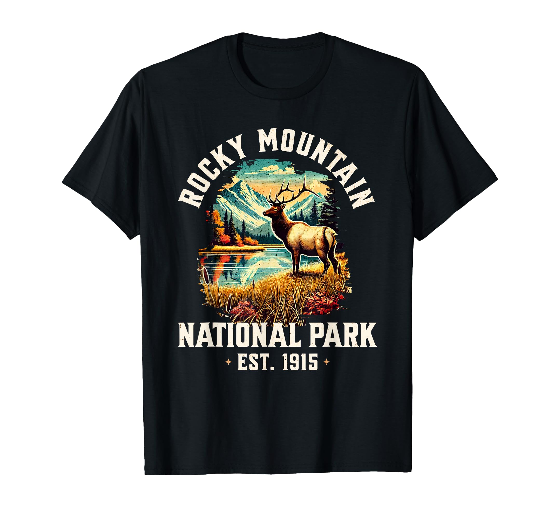 Rocky Mountains National Park Usa T-Shirt - Aesthetic Graphic for Adults - T-Shirt, Sweatshirt, Hoodie