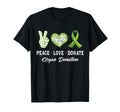 Peace Love Donate Give Someone Life T-Shirt - Custom Art Print Unisex - T-Shirt, Sweatshirt, Hoodie