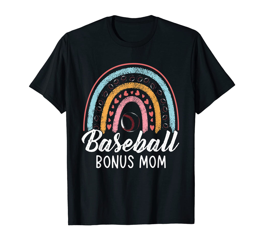 Baseball Bonus Mom Baseball Player T-Shirt - Fun Novelty Design Men Women - T-Shirt, Sweatshirt, Hoodie