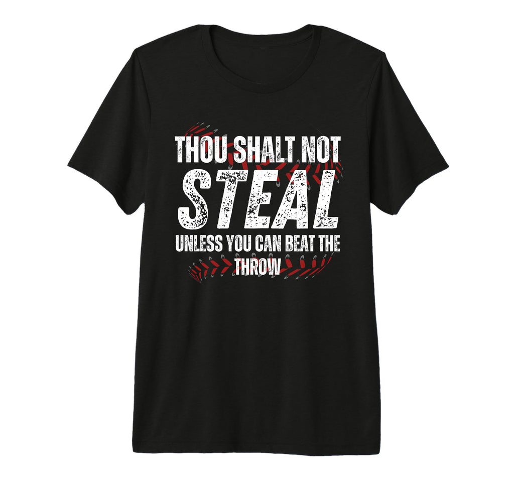 Baseball Coach Baseball Gifts Thou T-Shirt - Aesthetic Graphic Men Women - T-Shirt, Sweatshirt, Hoodie