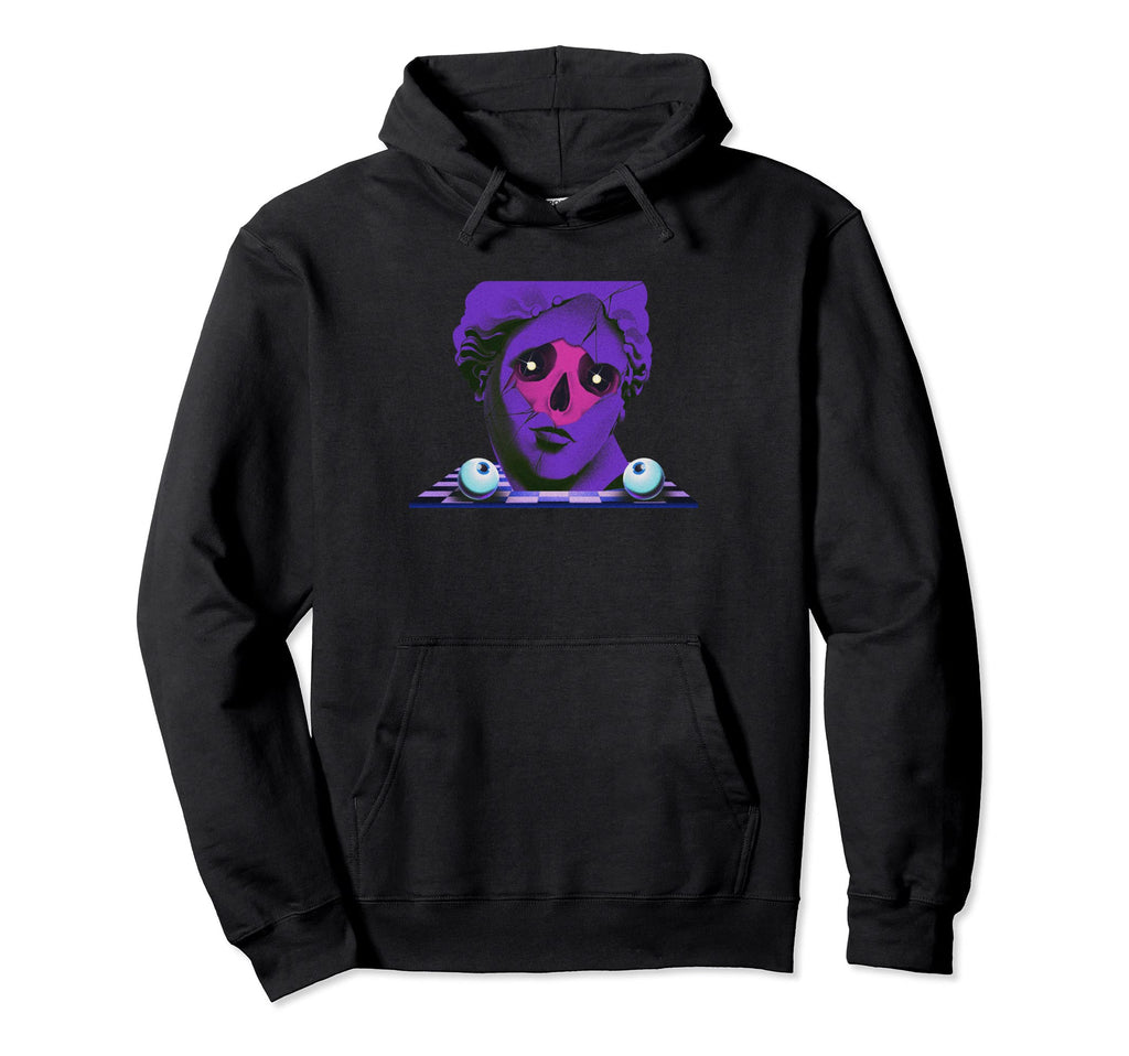 Aesthetic Vaporwave Synthwave Hoodie - Fun Novelty Design for Adults - T-Shirt, Sweatshirt, Hoodie