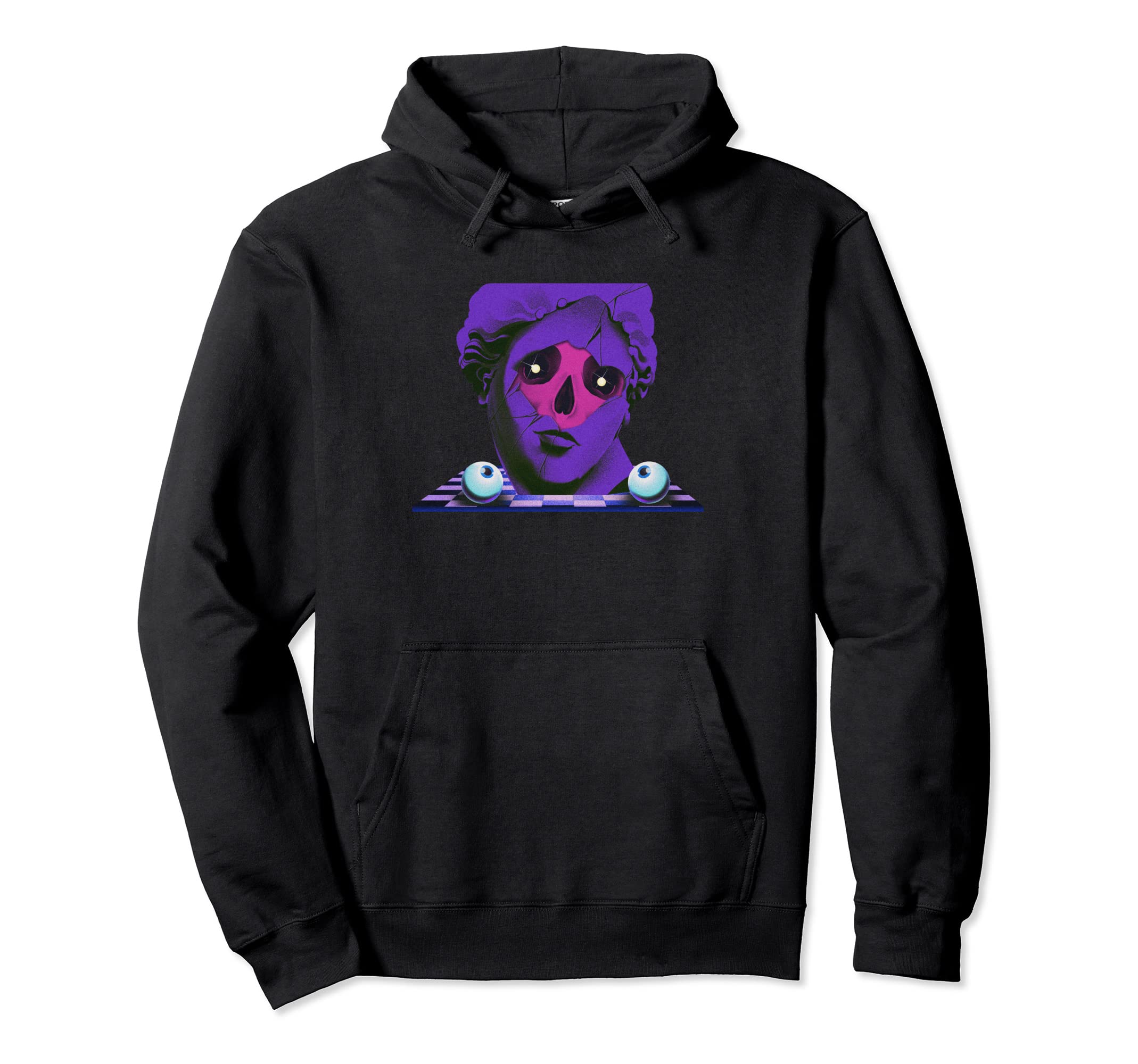 Aesthetic Vaporwave Synthwave Hoodie - Fun Novelty Design for Adults - T-Shirt, Sweatshirt, Hoodie