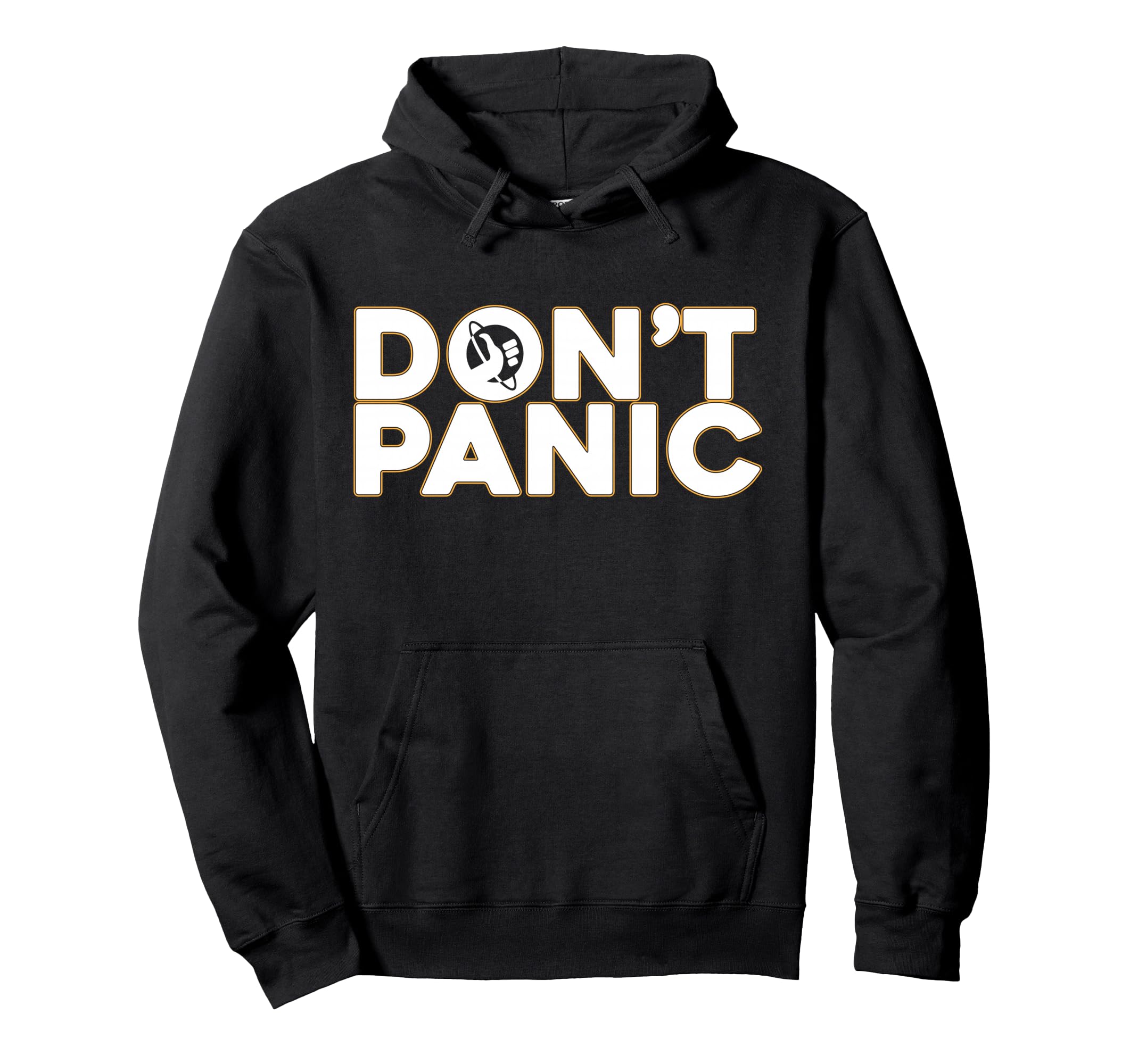 Dont Panic Distressed Awsome Hoodie - Minimalist Print for Adults - T-Shirt, Sweatshirt, Hoodie