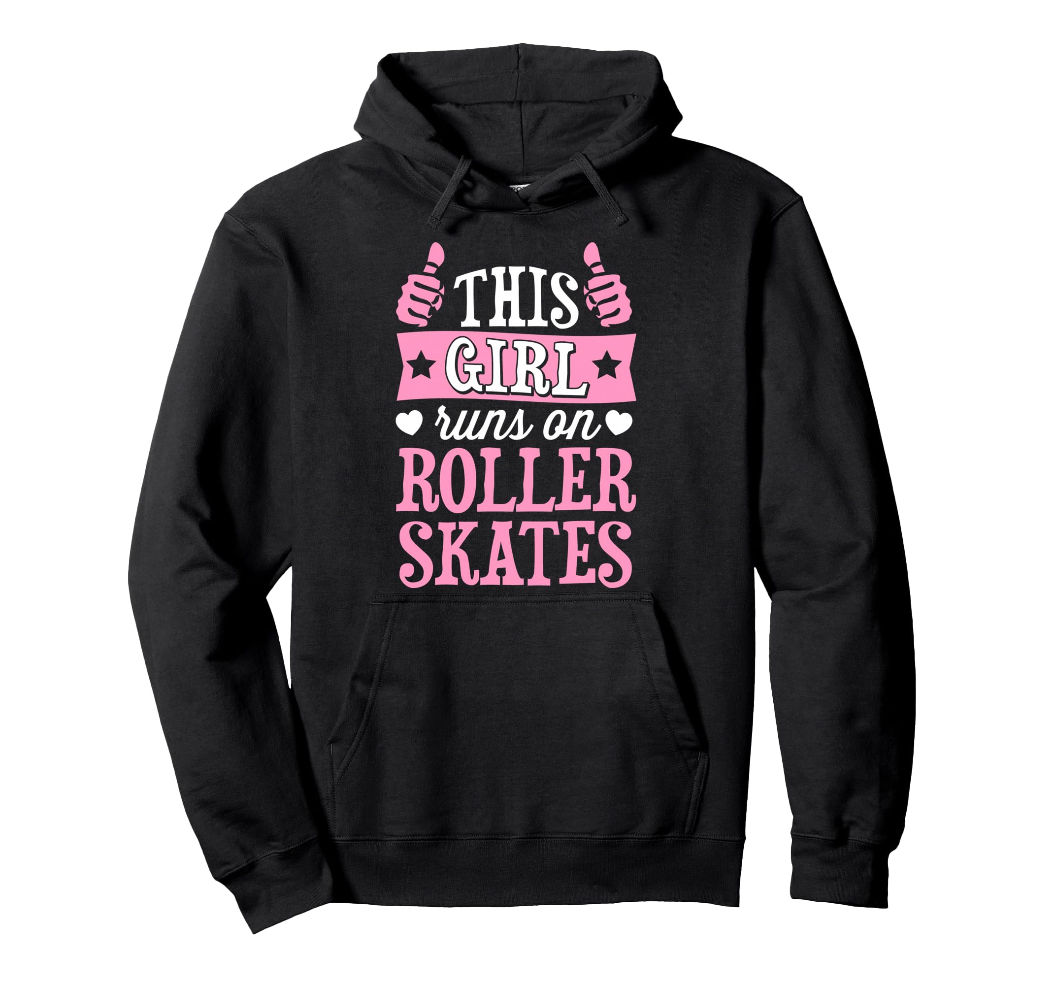 This Runs Roller Skates Hoodie - Fun Novelty Design for Adults - T-Shirt, Sweatshirt, Hoodie