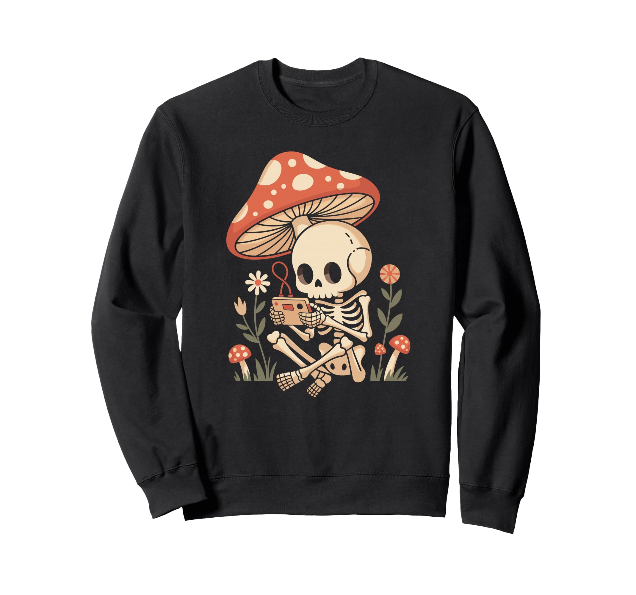 Spooky Fairycore Skeleton Gaming Sweatshirt - Novelty Apparel Men Women - T-Shirt, Sweatshirt, Hoodie