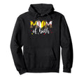 Mom Both Baseball Softball Heart Hoodie - Streetwear Style Men Women - T-Shirt, Sweatshirt, Hoodie