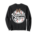 Baseball Mom Leopard Bow Checkered Sweatshirt - Unique Graphic Men Women - T-Shirt, Sweatshirt, Hoodie