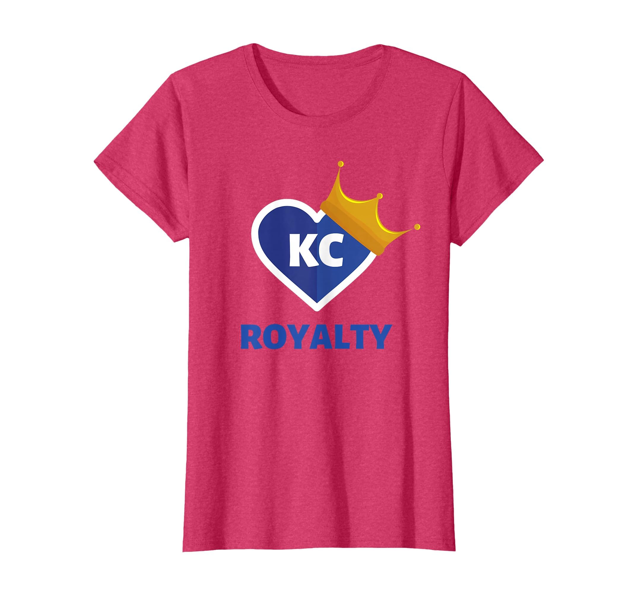 Royal Blue Kc Fan Kansas City Crown T-Shirt - Minimalist Print for Adults - T-Shirt, Sweatshirt, Hoodie
