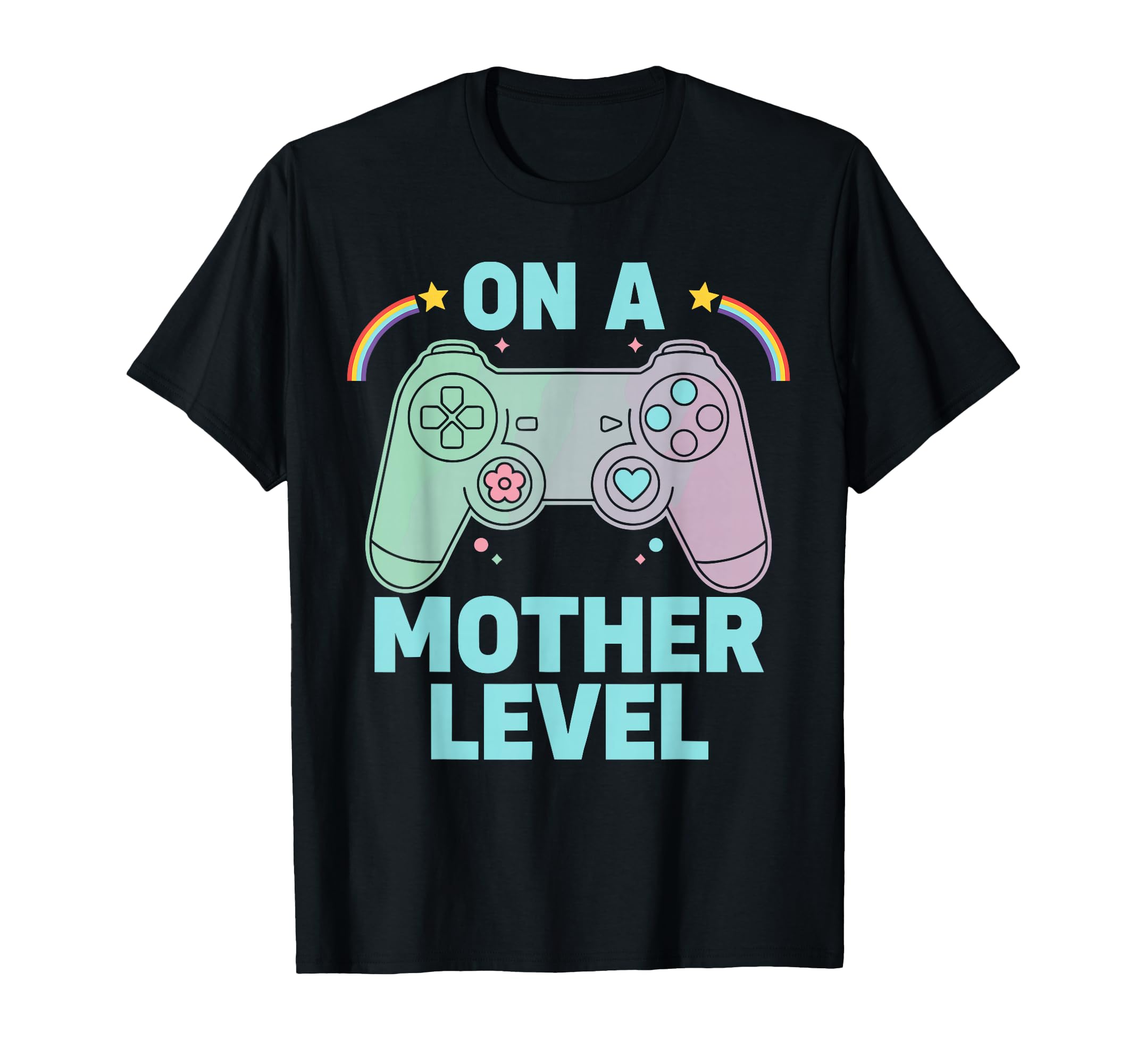 Gamer Mom Mother Level T-Shirt - Aesthetic Graphic for Adults - T-Shirt, Sweatshirt, Hoodie