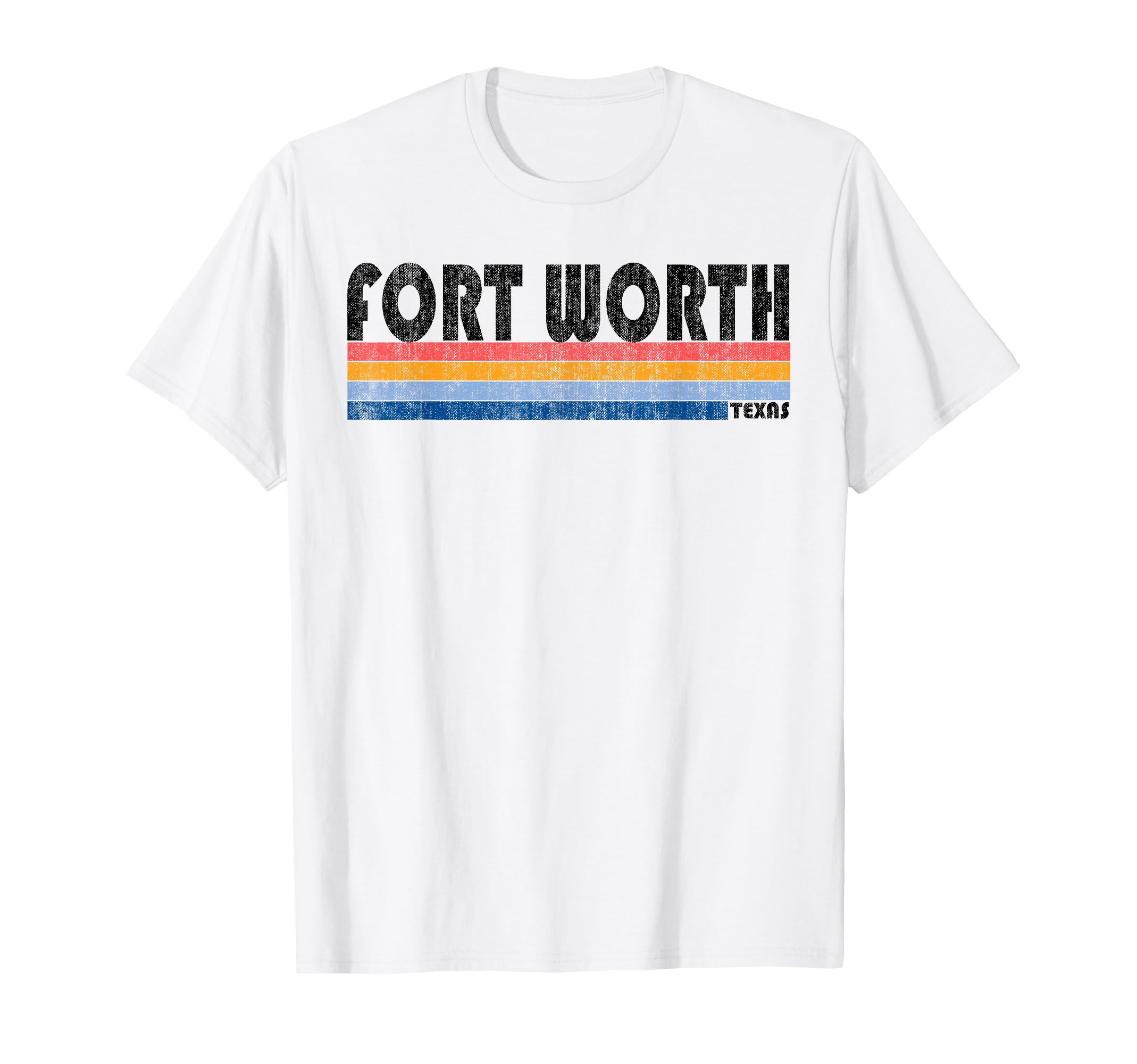 1980S Fort Worth Tx T-Shirt - Custom Art Print Unisex - T-Shirt, Sweatshirt, Hoodie