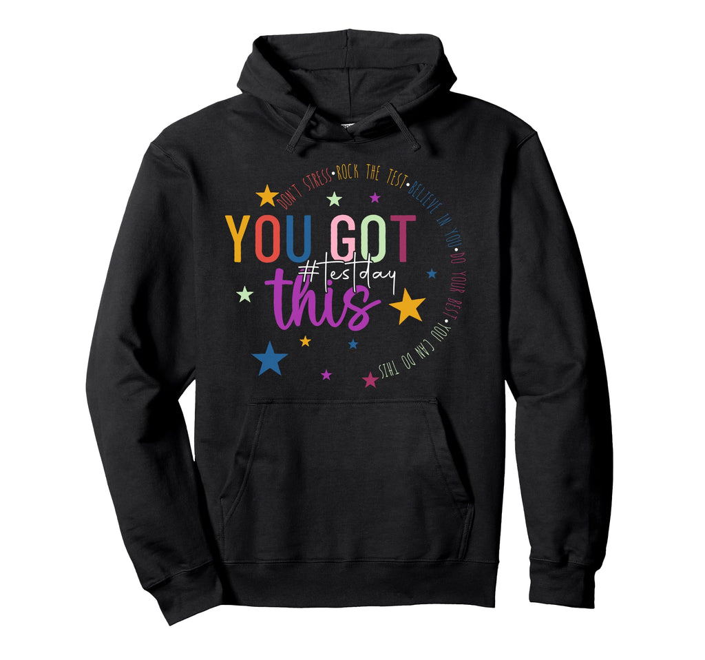 You Got This Dont Stress Rock Hoodie - Casual Everyday Wear for Adults - T-Shirt, Sweatshirt, Hoodie