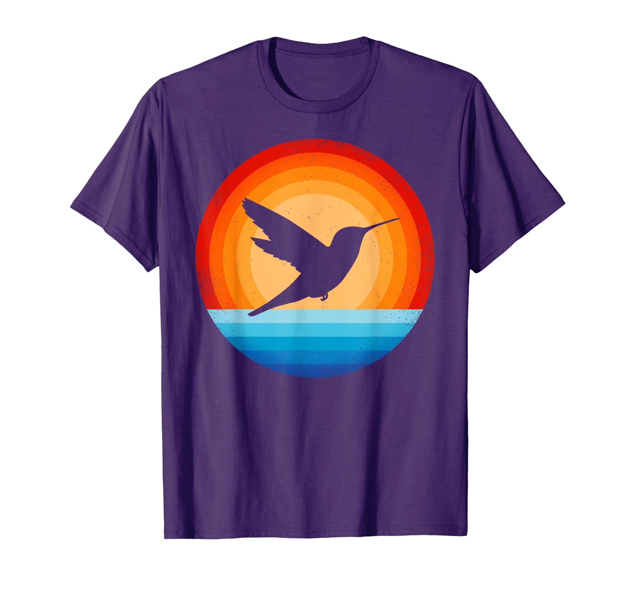Hummingbird 70S Sunset Bird Lovers T-Shirt - Streetwear Style for Adults - T-Shirt, Sweatshirt, Hoodie