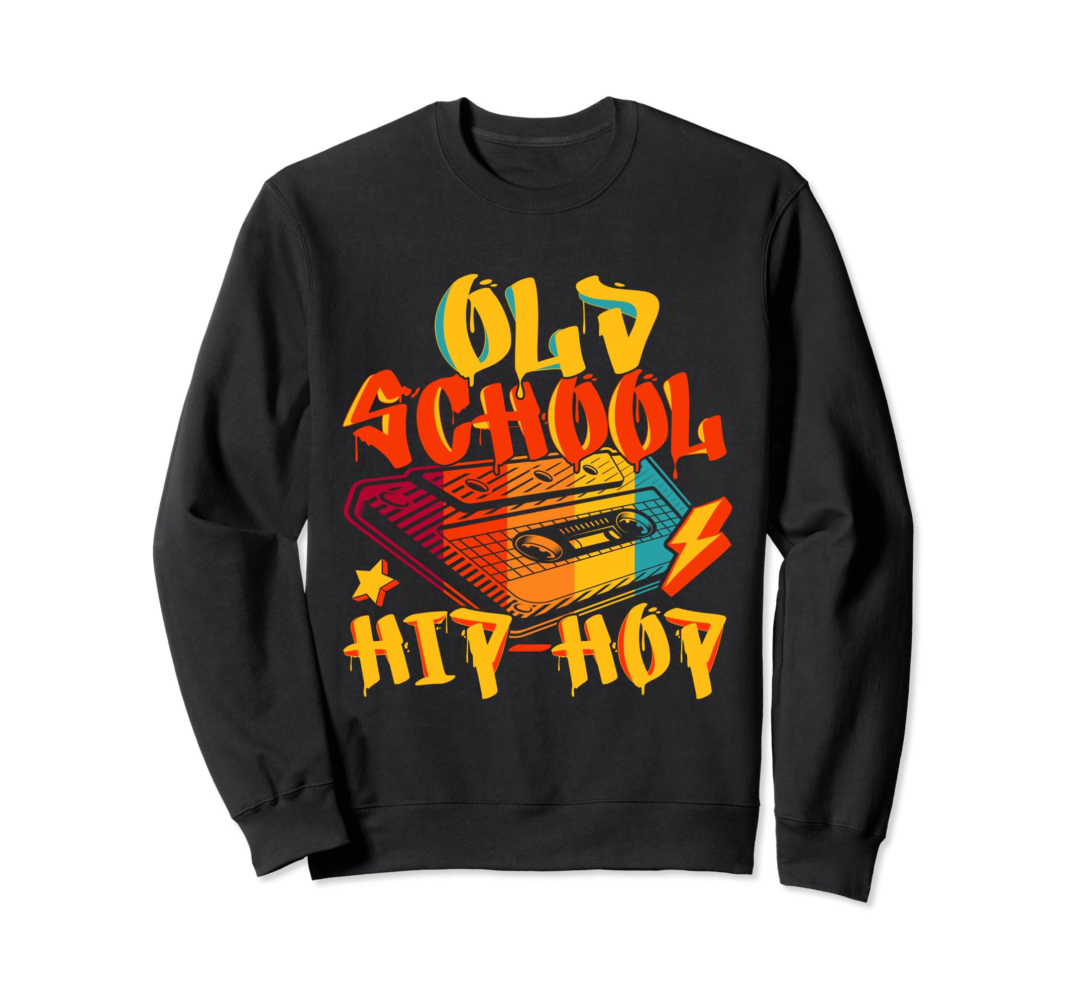 Old School 80S 90S Hip Hop Graffiti Sweatshirt - Unique Graphic Unisex - T-Shirt, Sweatshirt, Hoodie