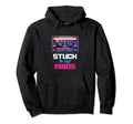 Stuck 80S Synthwave Aesthetic Dj Hoodie - Aesthetic Graphic Unisex - T-Shirt, Sweatshirt, Hoodie