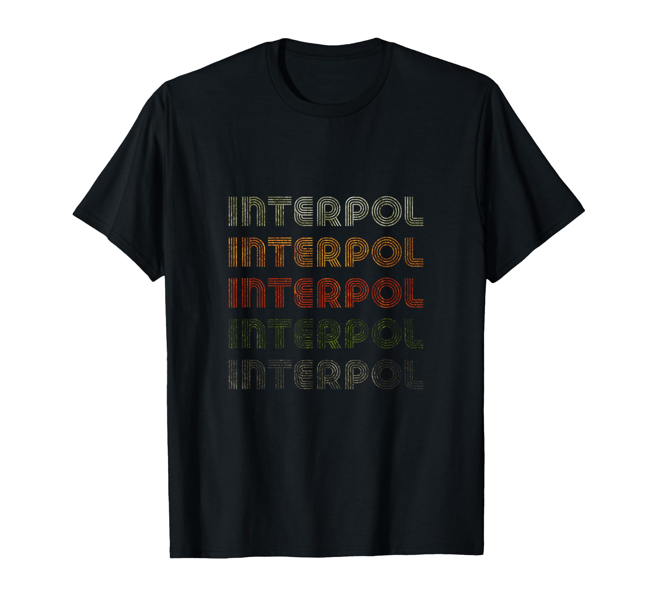 Love Heart Interpol Grunge Black Interpol T-Shirt - Graphic Print Unisex - T-Shirt, Sweatshirt, Hoodie