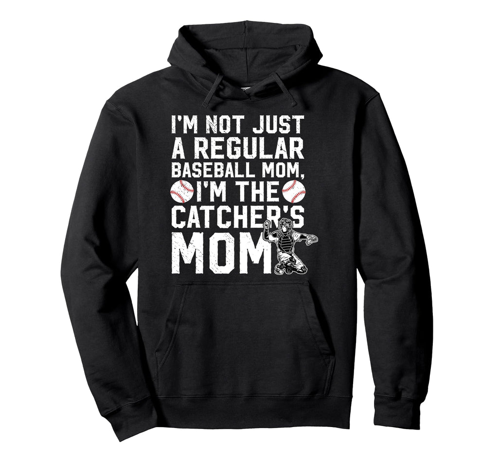 Im Baseball Catcher Mom Baseball Hoodie - Unique Graphic for Adults - T-Shirt, Sweatshirt, Hoodie