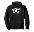 Mama Lightning Bolt Checkered Varsity Hoodie - Streetwear Style for Adults - T-Shirt, Sweatshirt, Hoodie